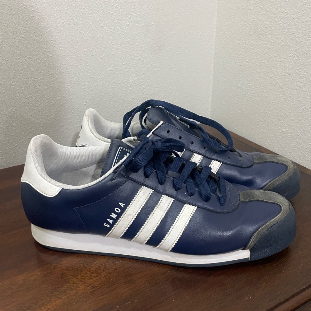 Adidas Samoa Men's Navy Sneakers